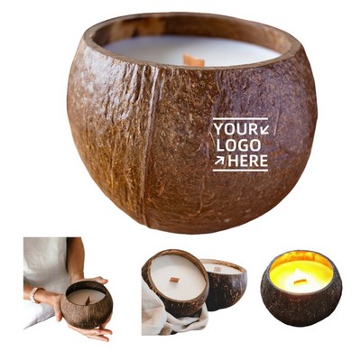 Scented Soy Coconut Shell Candles